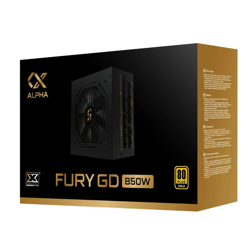 Xigmatek Fury GD 850W 80+ Gold Fully Modular Power Supply - مزود الطاقة